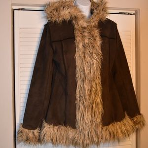 On hold-Taunt Penny Lane faux fur and suede coat